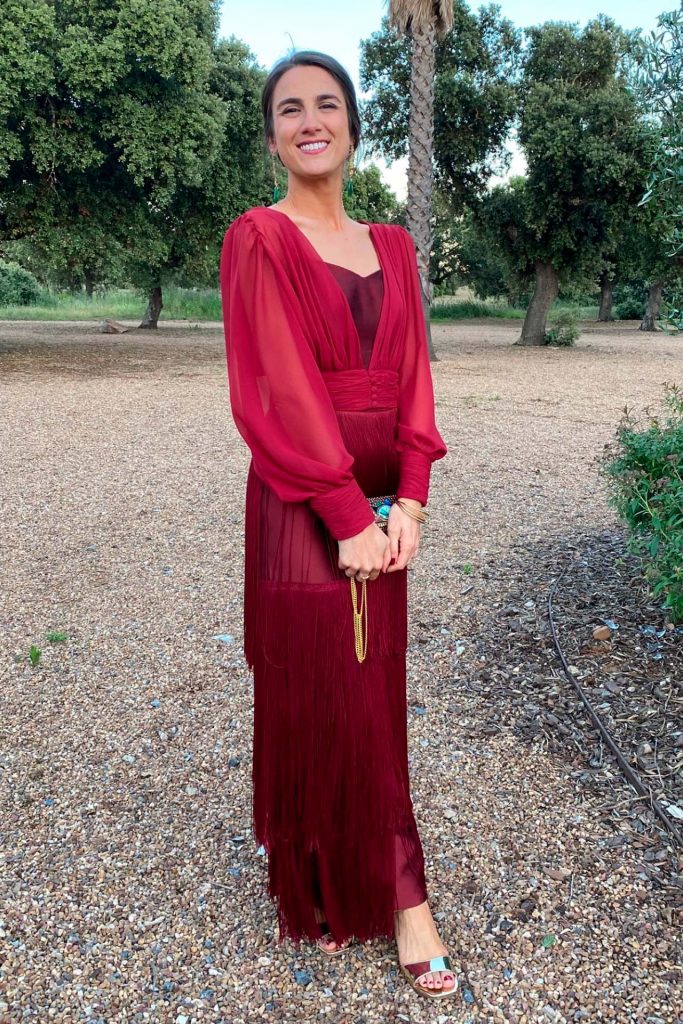 Marsala Alta Costura Vestido Ceremonia 02